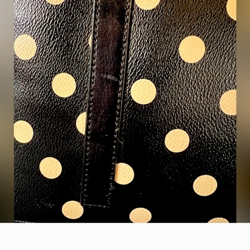 Kate Spade Adaira Wellesley Black Polka Dot Tote - Picture 4 of 12